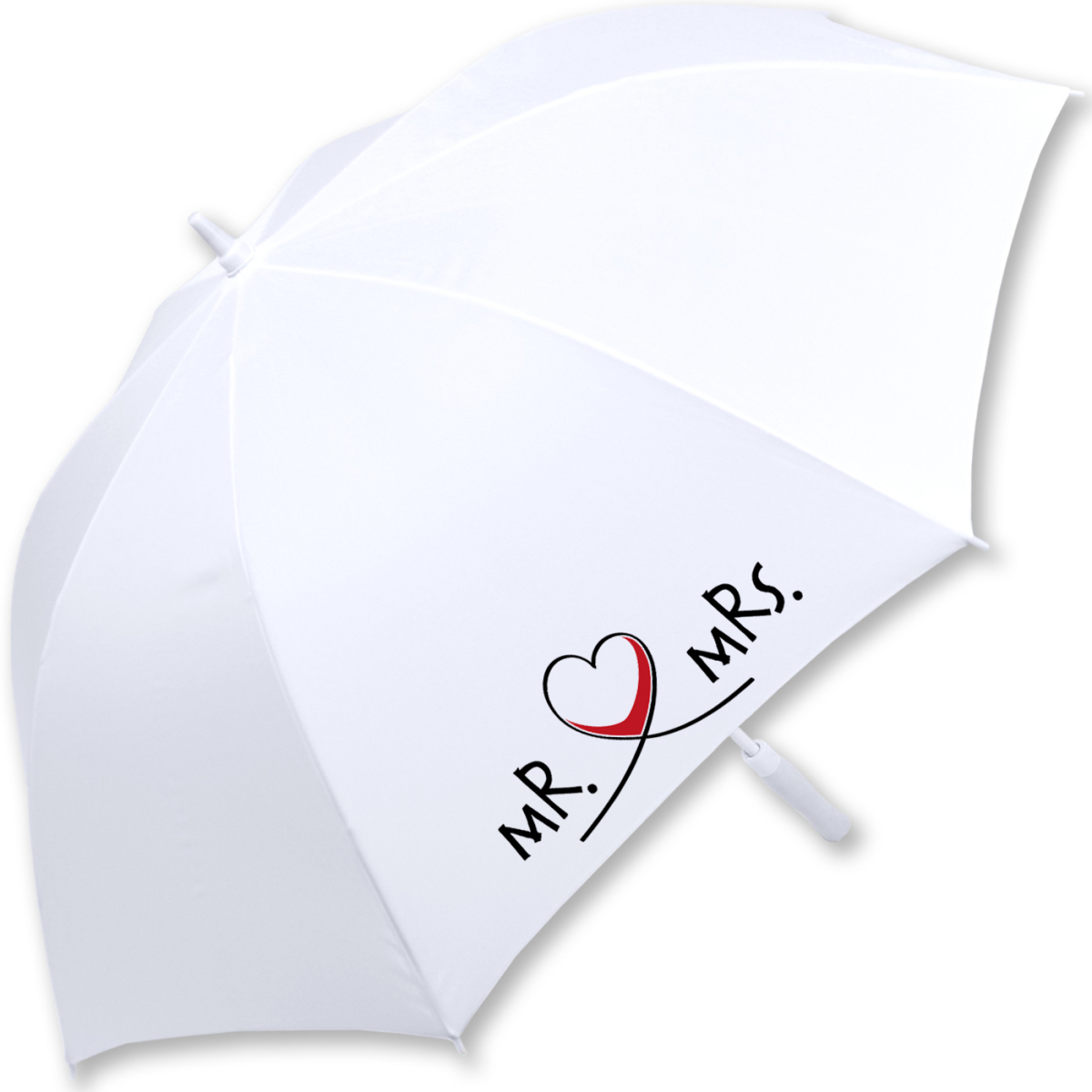 iX-brella XXL Mr.&Mrs. Hochzeitsschirm Automatik - Brautschirm All 