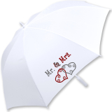 iX-brella XXL Mr.&Mrs. Hochzeitsschirm Automatik -...