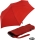 iX-brella Steel Flat Taschenschirm 2,5cm super flacher Minischirm - dark red