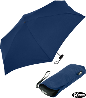 iX-brella Super Mini Taschenschirm mit großem Dach 94cm - insignia blue