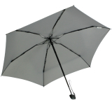 iX-brella Super Mini Taschenschirm mit großem Dach 94cm - titanium grey