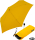 iX-brella Super Mini Taschenschirm mit großem Dach 94cm - gold fusion yellow