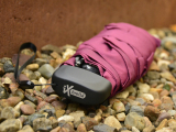 iX-brella Super Mini Taschenschirm mit großem Dach 94cm - rhododendron
