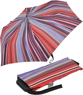 Doppler Damen Taschenschirm Carbonsteel Mini Slim Fantasy - red