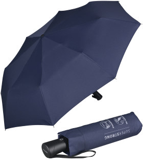 Doppler Taschenschirm Fiber Magic Superstrong Auf-Zu-Automatik - navy