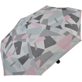 Doppler UV-Schutzschirm Carbonsteel Mini XS Damen Taschenschirm klein und stabil - Dreiecke