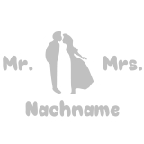 iX-brella XXL Mr.&Mrs. Hochzeitsschirm Automatik...