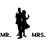  iX-brella XXL Mr.&Mrs. Hochzeitsschirm Automatik -...