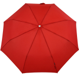 Knirps Regenschirm Taschenschirm Large Duomatic - red mit Silber Griff