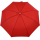 Knirps Regenschirm Taschenschirm Large Duomatic - red mit Silber Griff