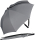 iX-brella Umhängeschirm Hands-Free - der Automatik-Regenschirm mit Gurt - grau