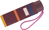Esprit Super Mini Taschenschirm Petito Confetti Stripes - maroon banner