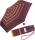 Esprit Super Mini Taschenschirm Petito Confetti Stripes - maroon banner