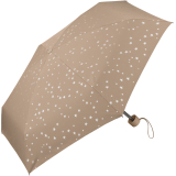 Esprit Super Mini Taschenschirm Ultra Mini Pouch Copper Stars - chocolate malt