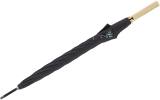 Happy Rain Earth nachhaltiger Stockschirm eco mit Automatik - black