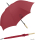 Happy Rain Earth nachhaltiger Stockschirm eco mit Automatik - chili red