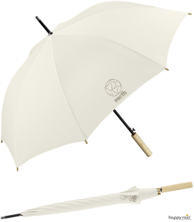 Happy Rain Earth nachhaltiger Stockschirm eco mit Automatik - turtledove