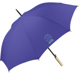 Happy Rain Earth nachhaltiger Stockschirm eco mit Automatik - blue quartz
