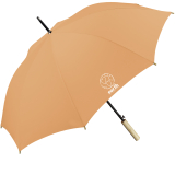 Happy Rain Earth nachhaltiger Stockschirm eco mit Automatik - papaya
