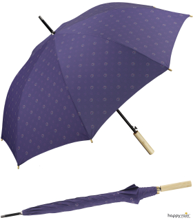 Happy Rain Earth nachhaltiger Stockschirm eco mit Automatik World Allover