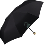 Happy Rain Earth nachhaltiger super mini eco Taschenschirm - black