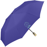 Happy Rain Earth Taschenschirm mit Auf-Automatik - blue quartz
