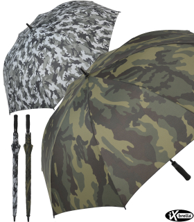 iX-brella XXL Automatik Golfschirm mit Fiberglas Gestell - Camouflage