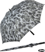 iX-brella XXL Automatik Golfschirm mit Fiberglas Gestell - Camouflage - stone