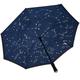 iX-brella Reverse - Automatik Regenschirm umgekehrt - umgedreht zu öffnen Astro Sternenhimmel