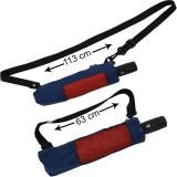 iX-brella - Trekking Hülle zum Umhängen für Taschenschirme - navy