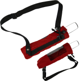 iX-brella - Trekking Hülle zum Umhängen für Taschenschirme - rot