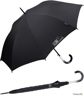 Happy Rain UV-Protect UV50 Stockschirm mit Automatik - black