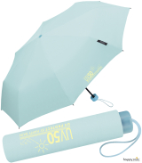 Happy Rain UV-Protect UV50 super mini Taschenschirm - aqua