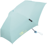 Happy Rain UV-Protect UV50 ultra mini flat Taschenschirm - aqua