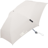 Happy Rain UV-Protect UV50 ultra mini flat Taschenschirm - pebble