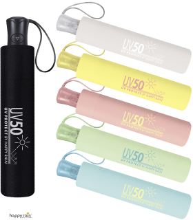 Happy Rain UV-Protect UV50 Taschenschirm mit Auf-Automatik