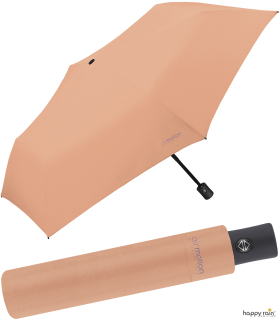 Happy Rain Air Motion - 174 Gramm Taschenschirm mit Auf-Zu-Automatik superleicht - peach coral