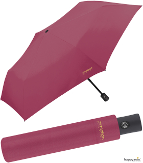 Happy Rain Air Motion - 174 Gramm Taschenschirm mit Auf-Zu-Automatik superleicht - pink peacock