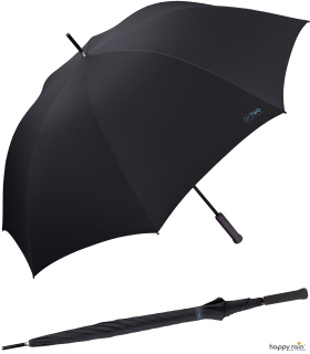 Happy Rain Air Two - super leichter XXL Partnerschirm - black