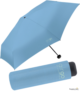 Happy Rain Air Go - 137 Gramm super mini Taschenschirm superleicht - ocean