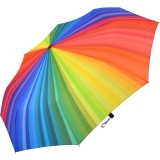 iX-brella Trekking Taschenschirm XXL mit Umhängetasche - Regenbogen