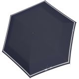 Knirps Kinder-Taschenschirm Rookie reflective mit Reflexborte - navy