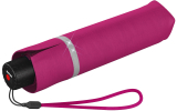 Knirps Kinder-Taschenschirm Rookie reflective mit Reflexborte - flamingo