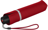 Knirps Kinder-Taschenschirm Rookie reflective mit Reflexborte - salsa