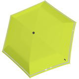 Knirps Kinder-Taschenschirm Rookie reflective mit Reflexborte - lime