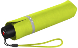 Knirps Kinder-Taschenschirm Rookie reflective mit Reflexborte - lime