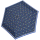Knirps Kinder-Taschenschirm Rookie reflective triple - blue