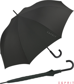 Esprit Herren Stockschirm Automatik Gents - black