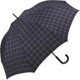 Esprit Herren Stockschirm Automatik Gents - check blue