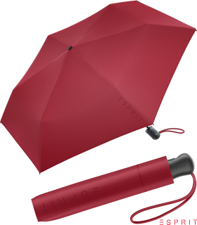 Esprit Taschenschirm Easymatic Slimline Auf-Zu Automatik - flagred